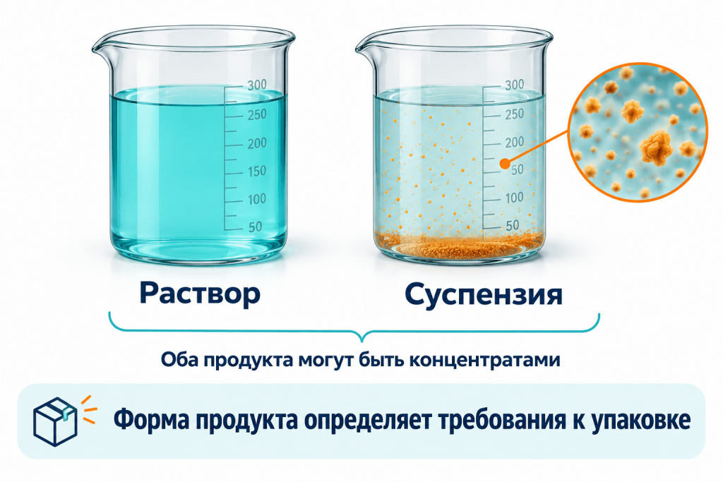 Раствор и суспензия